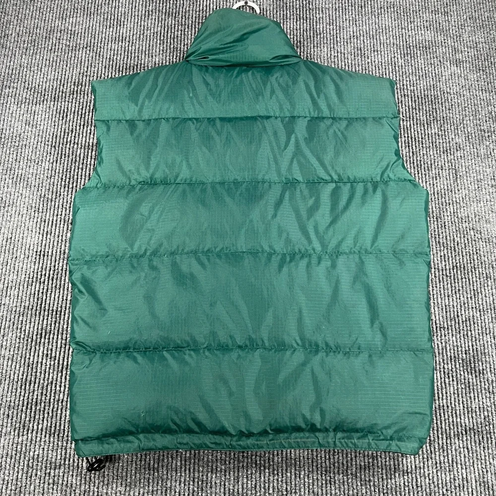 Vintage The North Face Puff Vest Mens Medium Green Outdoor Camping Hiking